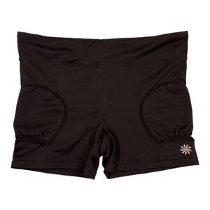 ATHLETA Shorts WOMENS Medium Black Fitted Fitness Workout Activewear